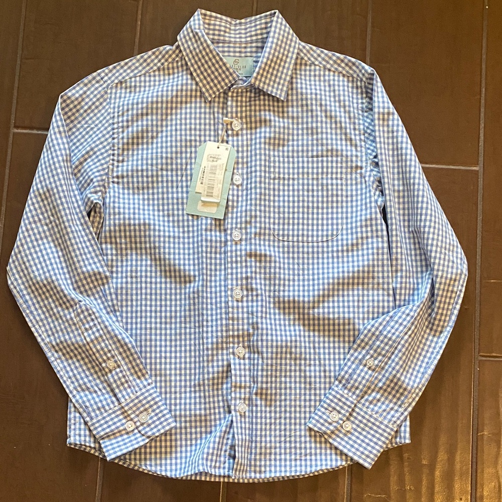 Blue Checkered  Shirt